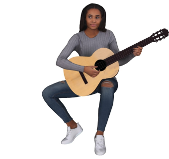 音乐人精细人物模型 (3)